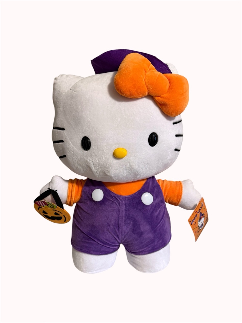 NWT 22" Gemmy Hello Kitty Halloween plush greeter